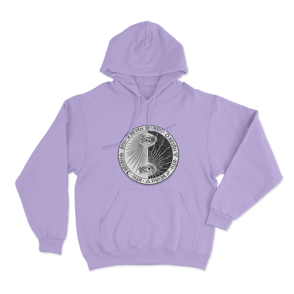 Beyah All Seeing Eye Seal Unisex Hoodie Purple Beyah All Seeing Eye Seal Unisex Hoodie Purple