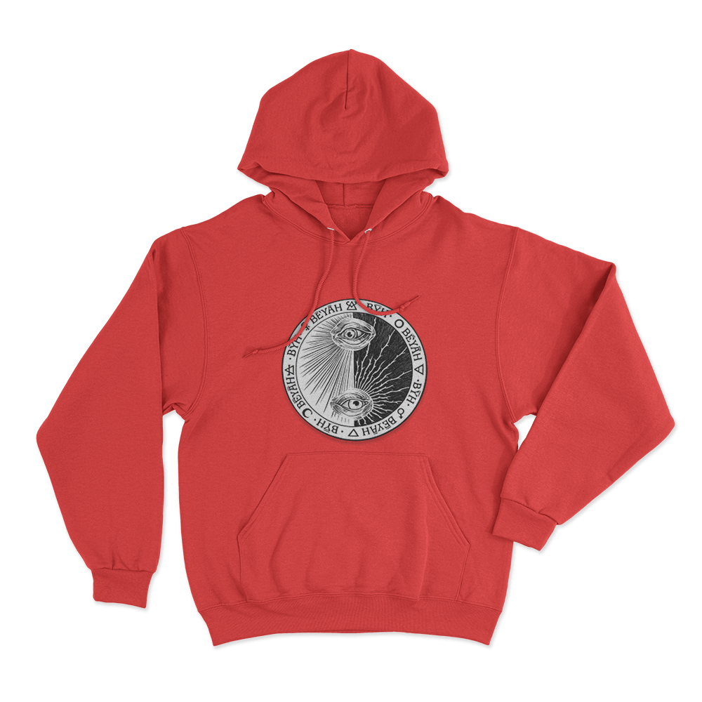 Beyah All Seeing Eye Seal Unisex Hoodie Red Beyah All Seeing Eye Seal Unisex Hoodie Red
