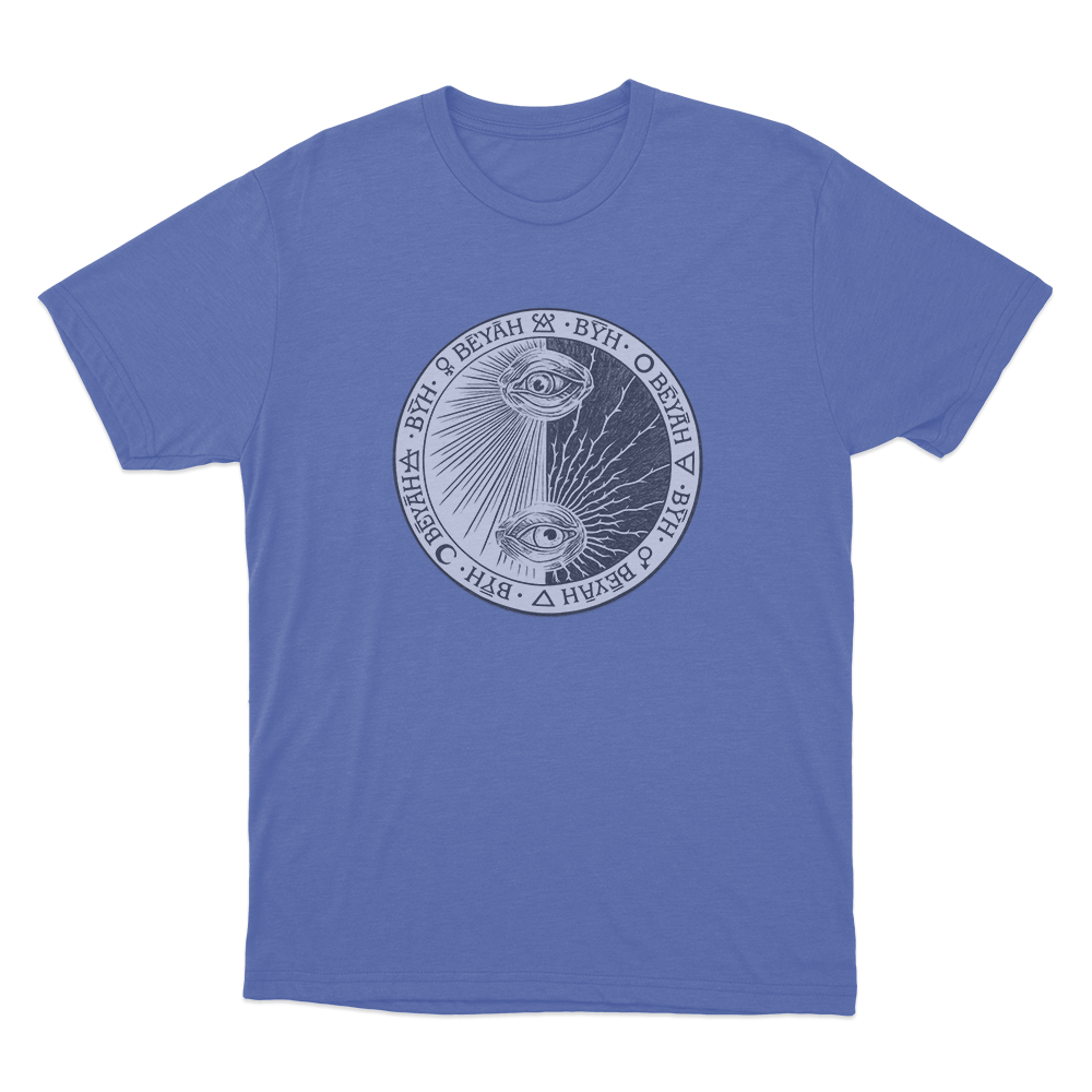 Beyah All Seeing Eye Seal Unisex T Shirt Blue Beyah All Seeing Eye Seal Unisex T Shirt Blue