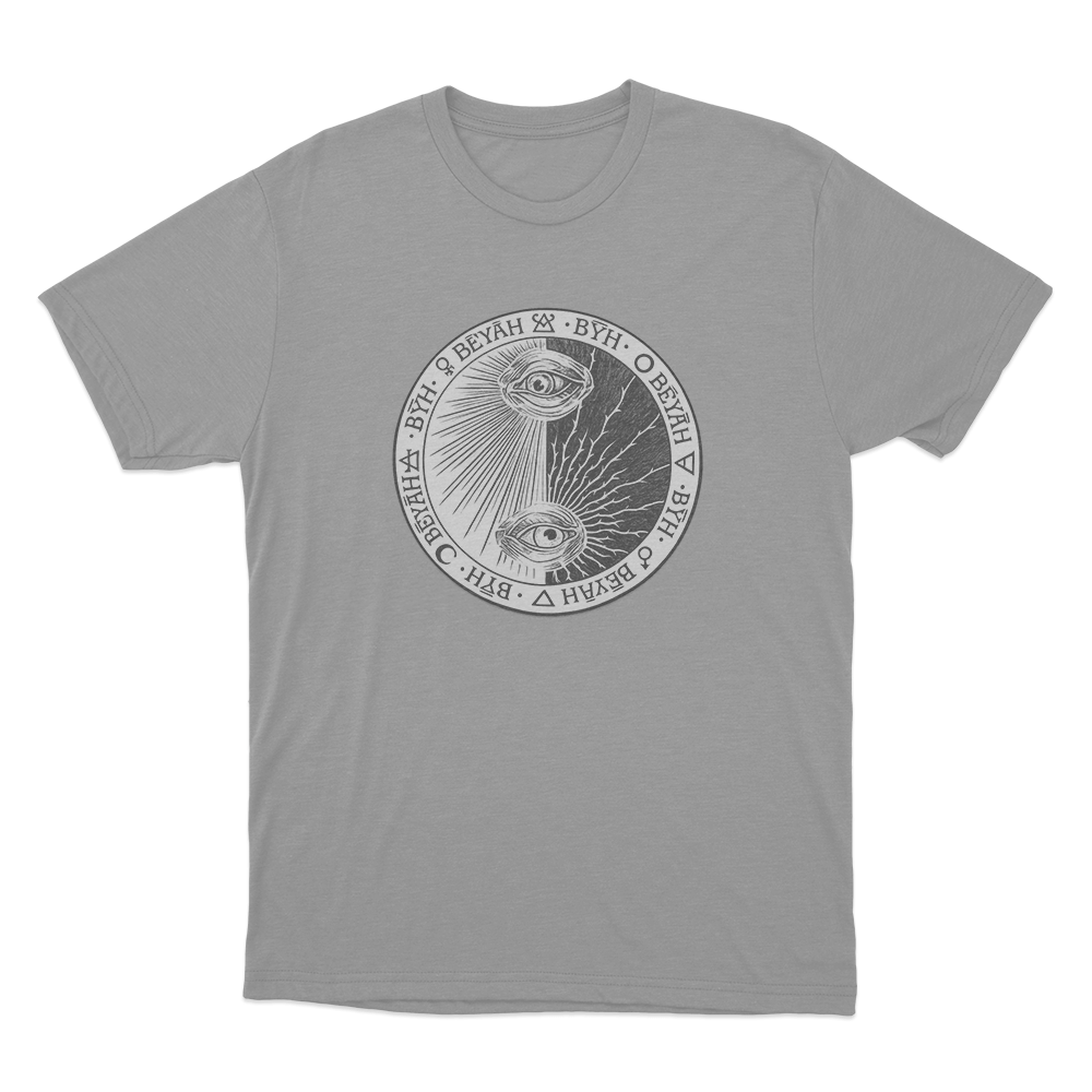 Beyah All Seeing Eye Seal Unisex T Shirt Grey Beyah All Seeing Eye Seal Unisex T Shirt Grey