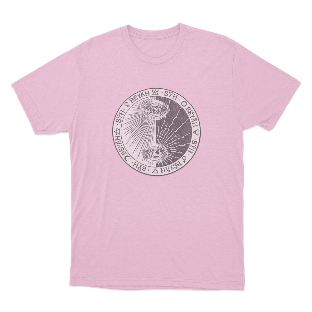 Beyah All Seeing Eye Seal Unisex T Shirt Pink Beyah All Seeing Eye Seal Unisex T Shirt Pink