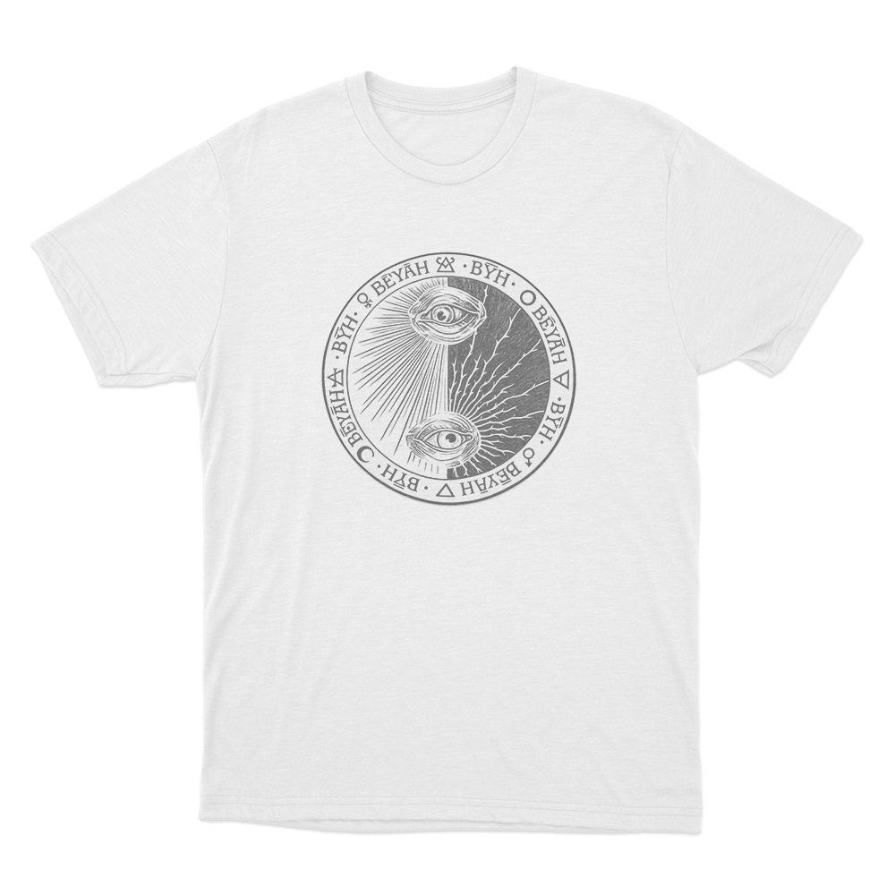 Beyah All Seeing Eye Seal Unisex T Shirt White Beyah All Seeing Eye Seal Unisex T Shirt White