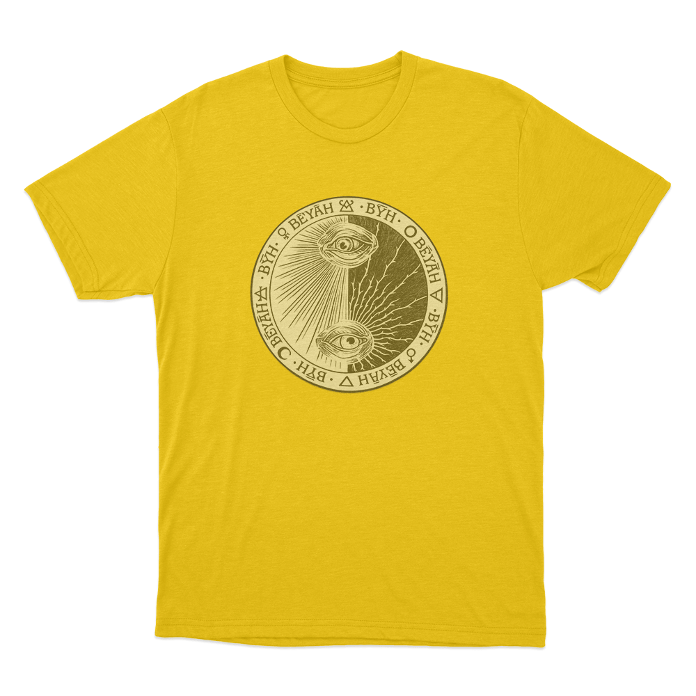 Beyah All Seeing Eye Seal Unisex T Shirt Yellow Beyah All Seeing Eye Seal Unisex T Shirt Yellow
