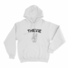 The Vie Hand Unisex Hoodie White